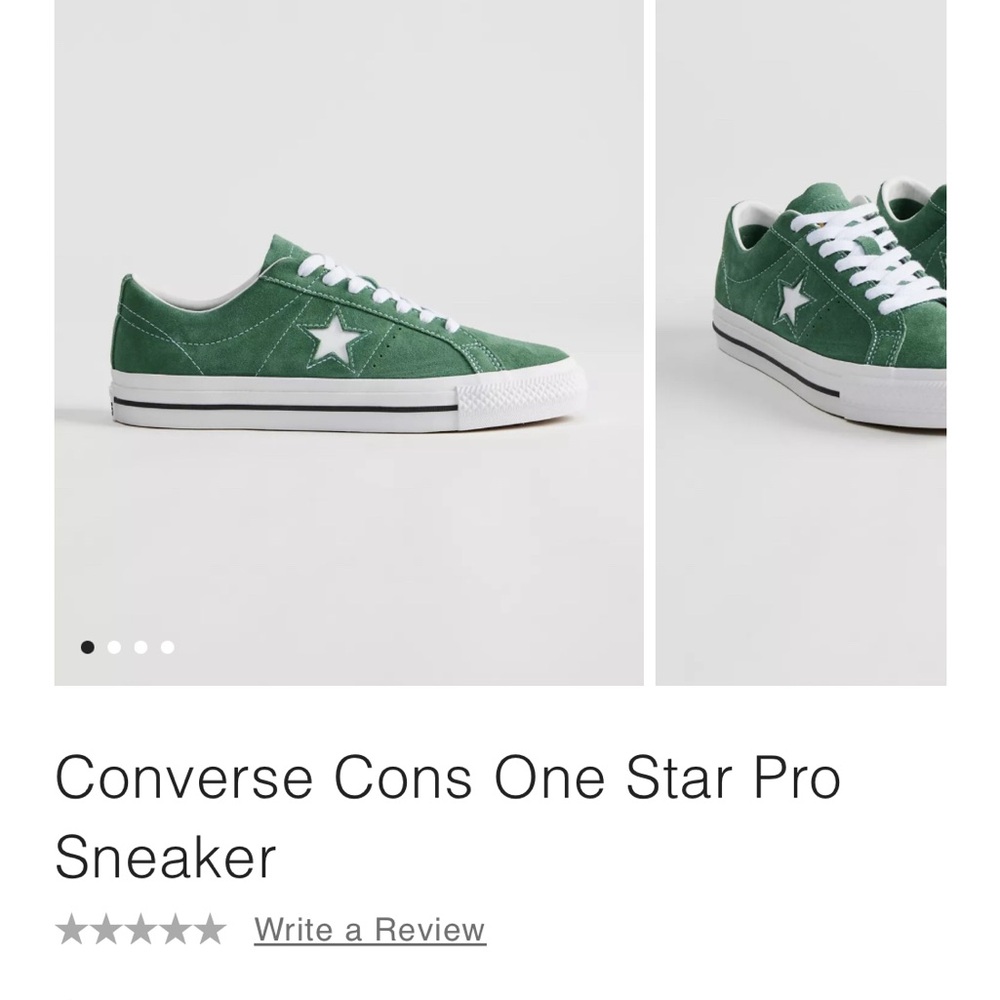 Dark green converse shoes